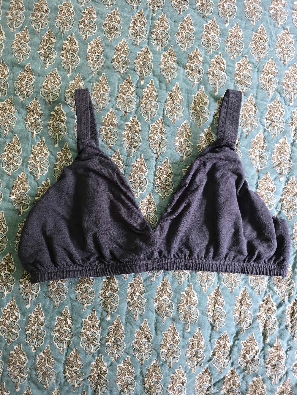 Huha Tencel Modal Everyday Soft Wireless Triangle Bra Women's Size Large